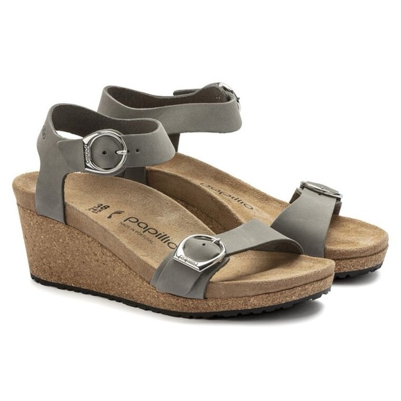 Birkenstock Shoes - NWT BIRKENSTOCK Papillio Soley Nubuck Sandals!